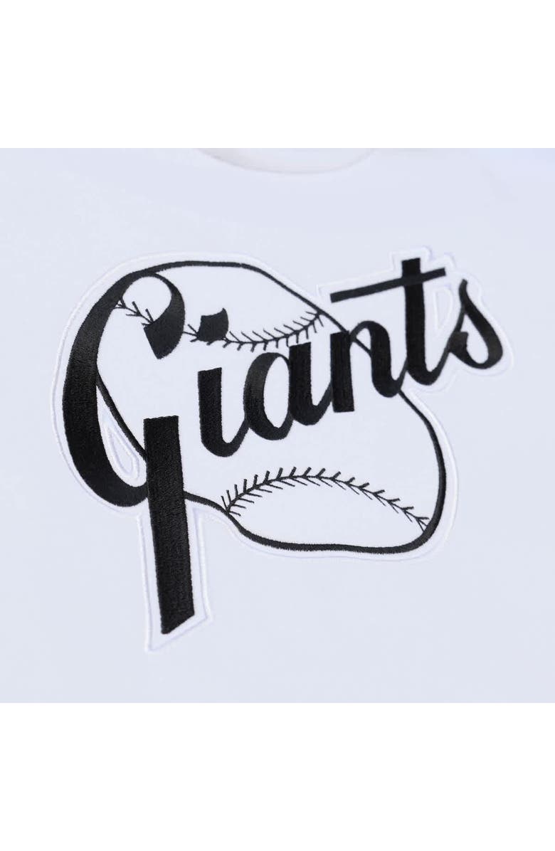 Mitchell & Ness Men's Mitchell & Ness  White San Francisco Giants Cooperstown Collection Fleece Hoodie, Alternate, color, White