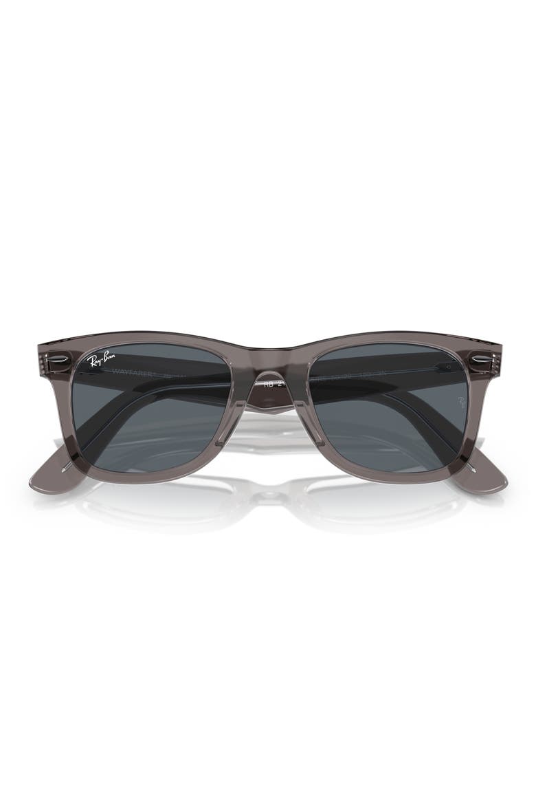 Classic 50mm Wayfarer Sunglasses, Alternate, color, BLUE GREY