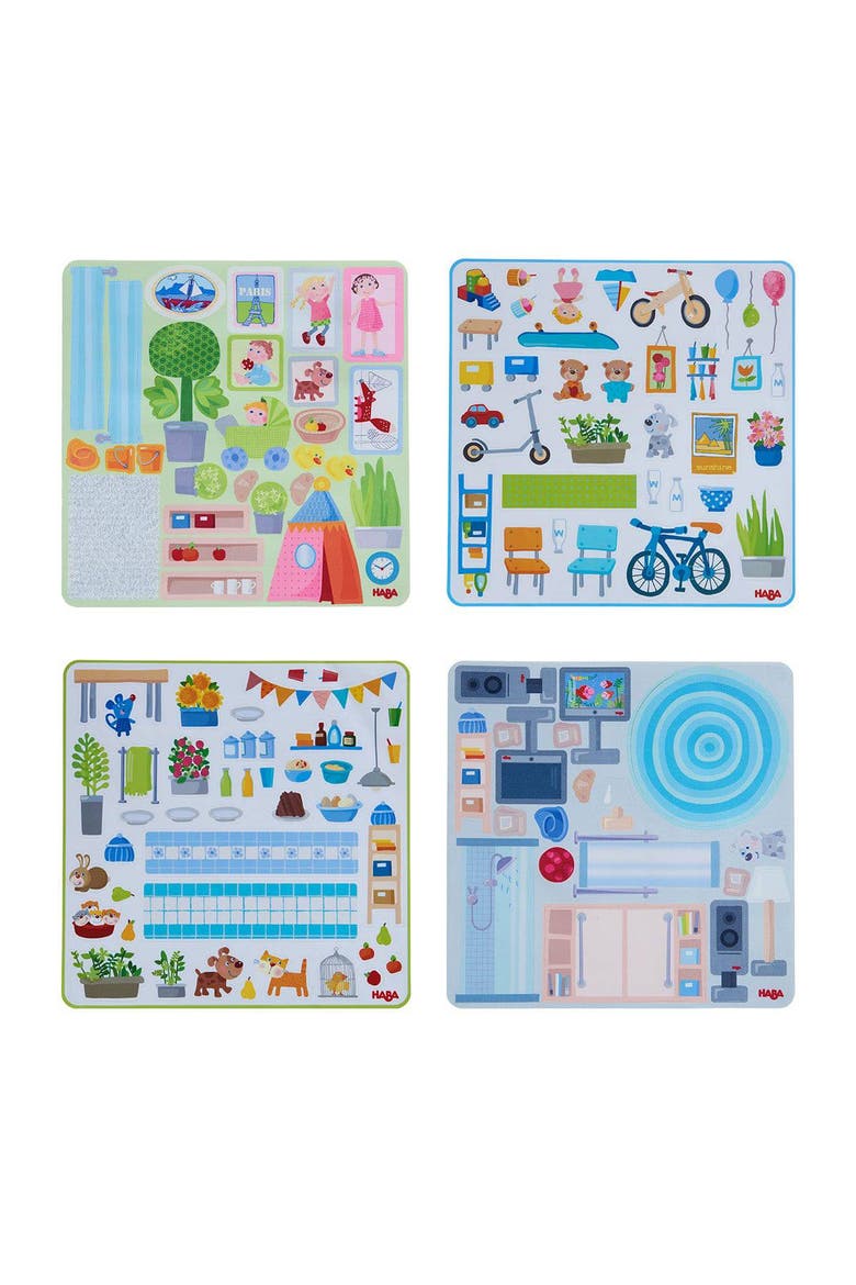 Little Friends Town Villa Removal Decals, Main, color, Multi