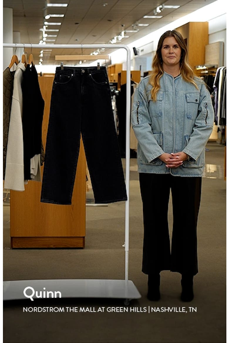 High Waist Crop Flare Jeans video
