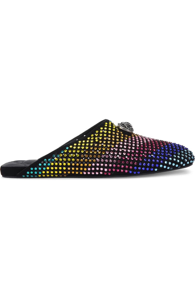 Kurt Geiger London Chelsea Rainbow Crystal Leather Mule, Main, color,