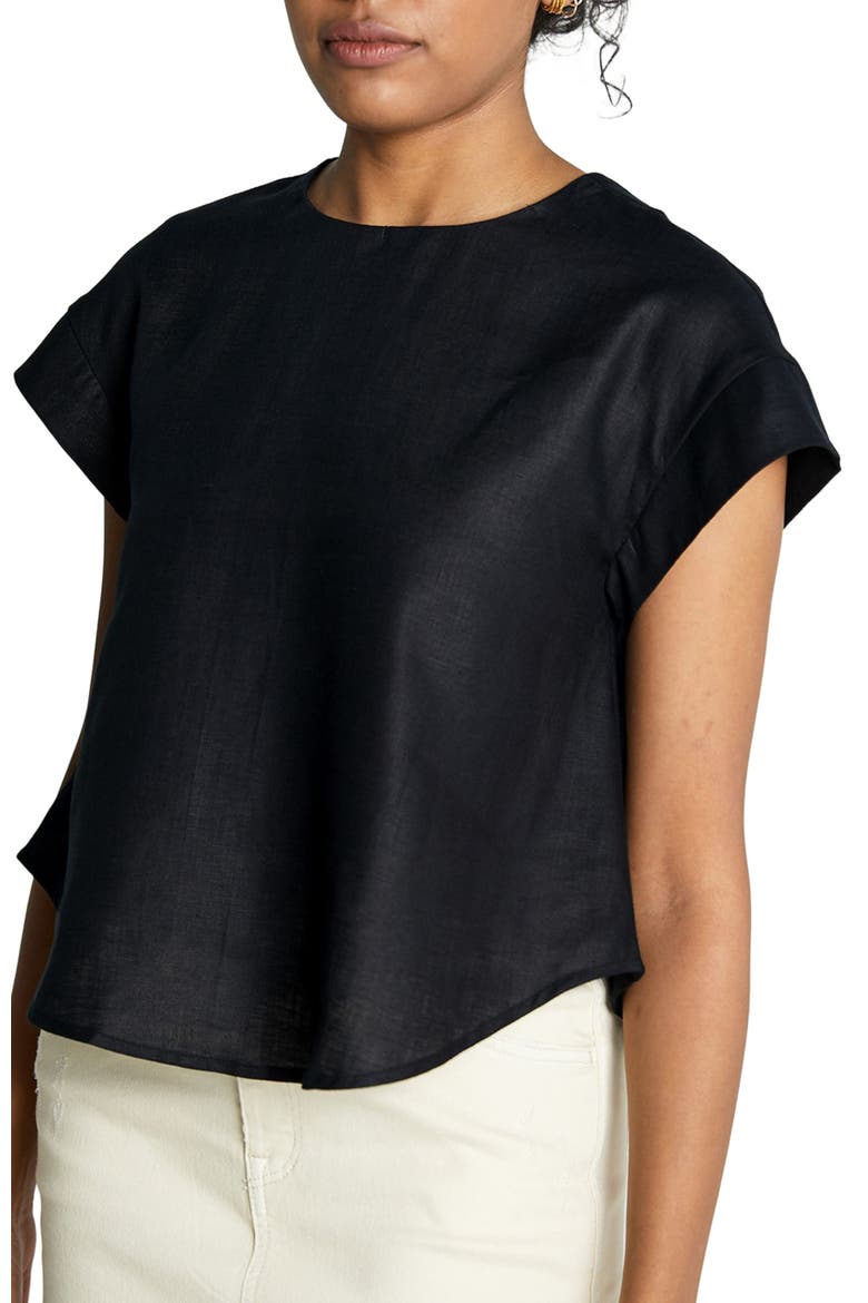 Sandcastles Saturday Top, Alternate, color, Black