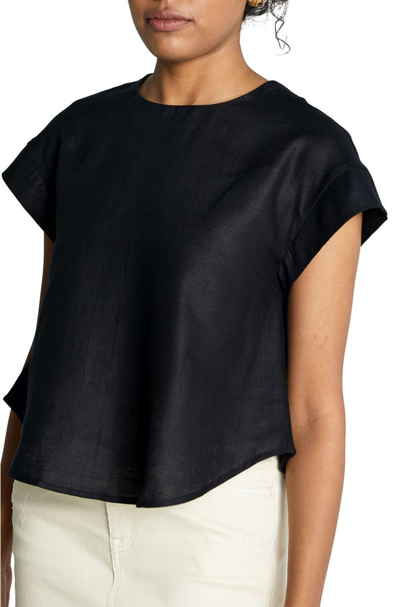 Reistor Women's Sandcastles Saturday Top - White - XL, Alternate, color, Black