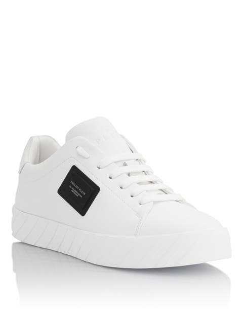 Nappa Leather Low-Top Sneakers Placca Unisex