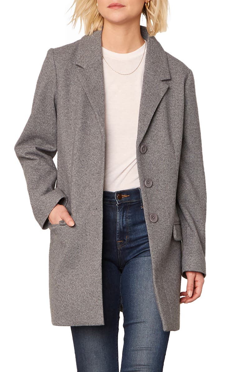 BB Dakota by Steve Madden BB Dakota Whiskey Business Coat, Main, color, 