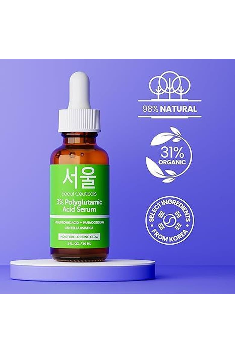 Korean Skincare Polyglutamic Acid Serum, Alternate, color, Clear