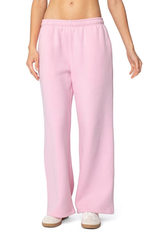 EDIKTED EDIKTED LOGO WIDE LEG SWEATPANTS