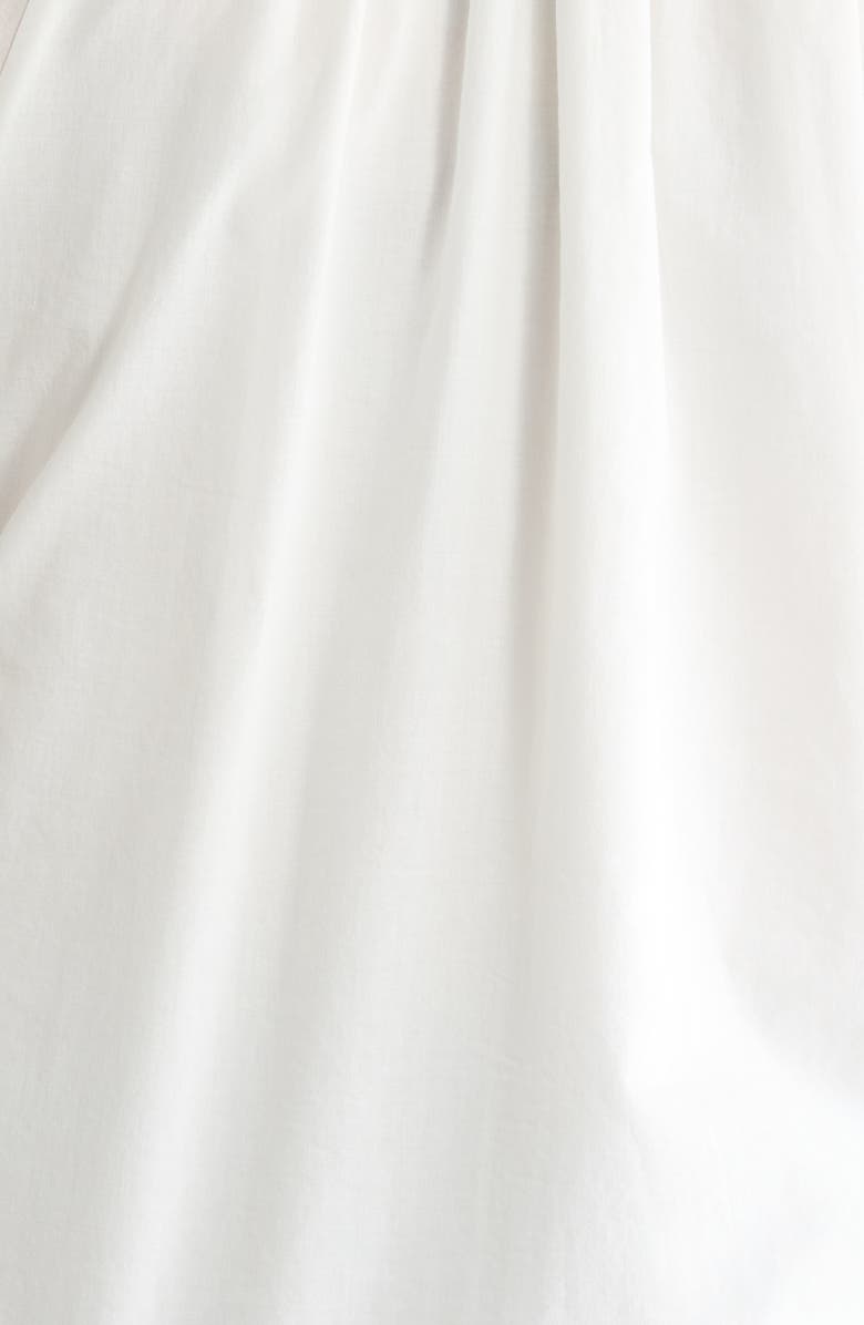 Liverpool Los Angeles Rickrack Front Button Cotton Top, Alternate, color, Bone