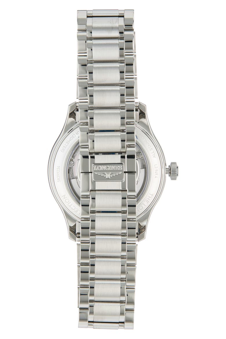 Master Collection Automatic Bracelet Watch, 39mm, Alternate, color, BLUE
