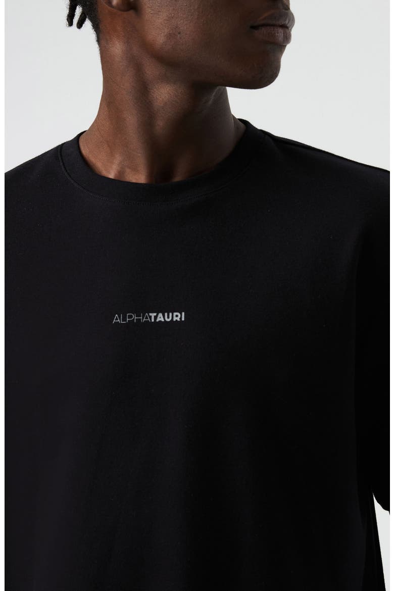 Janso Organic Cotton Graphic T-Shirt, Alternate, color, BLACK