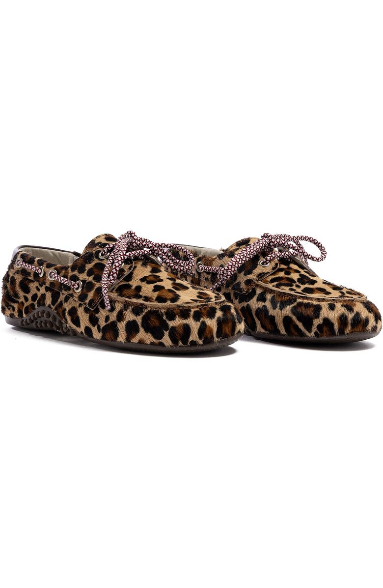 P448 Antibes Boat Shoe, Alternate, color, Leopard Wine