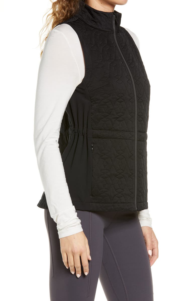Sweaty Betty Fast Track Water Resistant Thermal Running Vest, Alternate, color, 