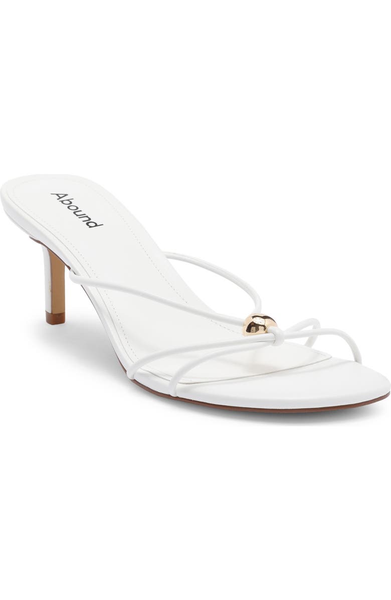 Abound Zola Heeled Sandal, Main, color, White Eggshell