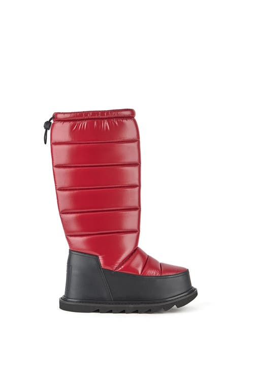 United Nude Zembla Bubble Boot In Red