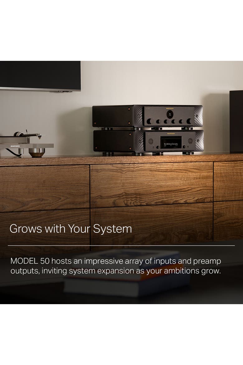 MODEL 50 Pure Analog Stereo Integrated Amplifier, Alternate, color, Black