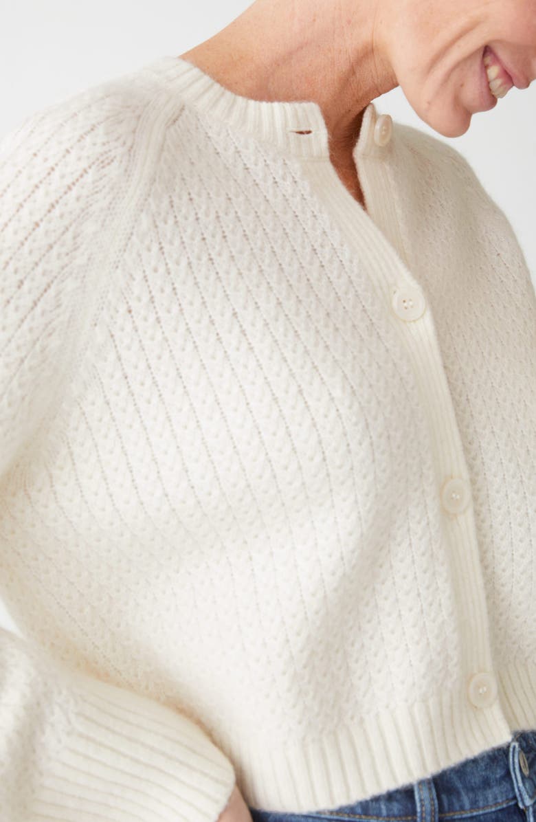 & Other Stories Pointelle Stitched Cardigan, Alternate, color, 