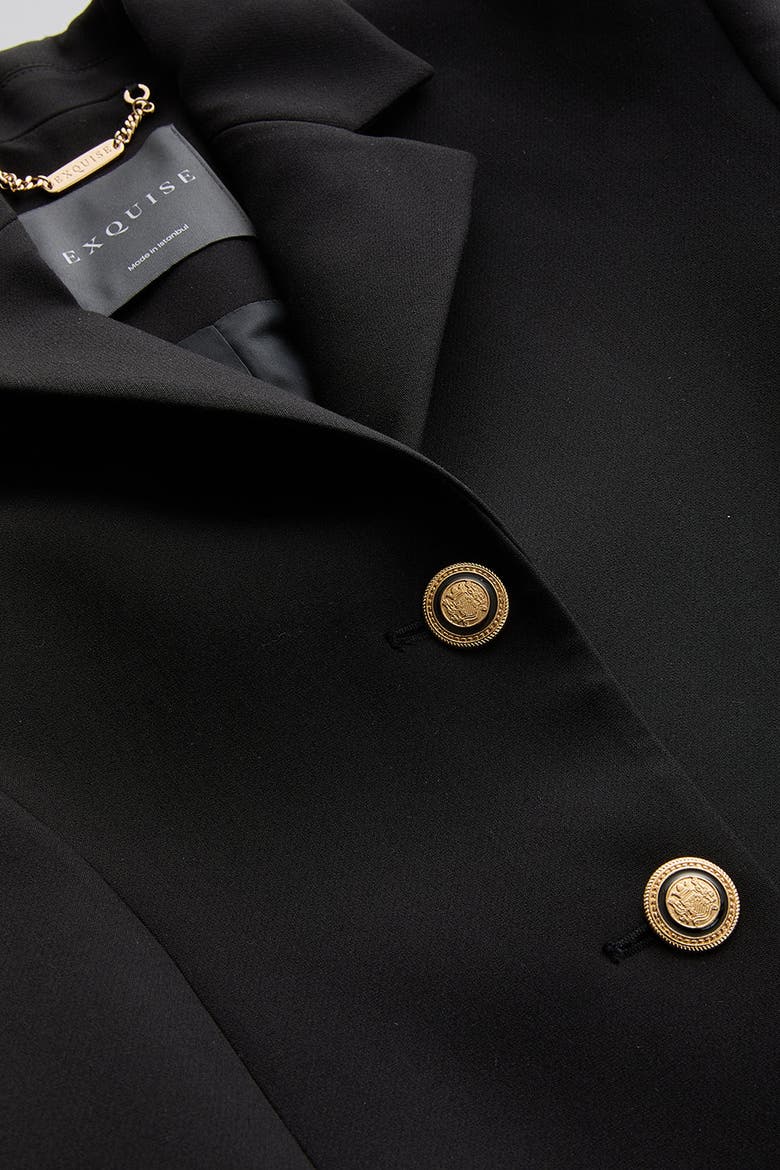 Veda Blazer, Alternate, color, BLACK
