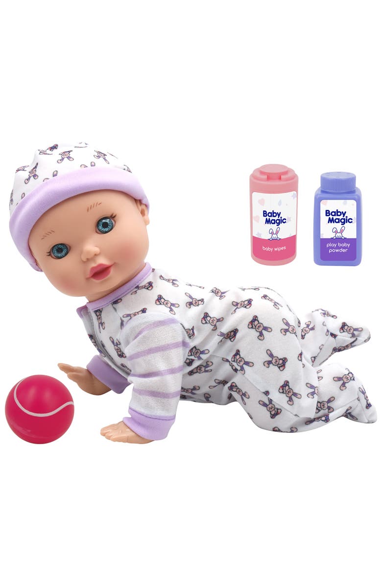 Little Darlings Crawling Baby 10" Baby Doll Playset, 2+, Main, color, Multicolored