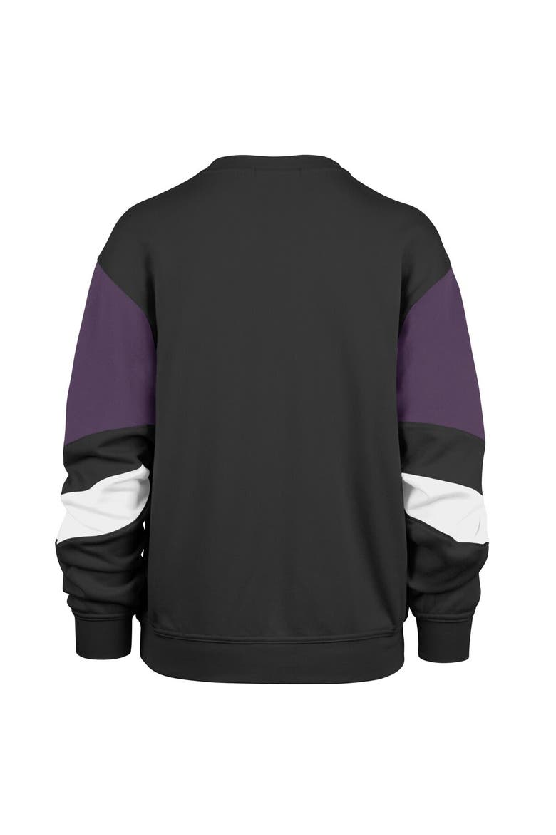 Women's '47 Black Phoenix Suns 2023/24 City Edition Nova Crew Sweatshirt, Alternate, color, Black