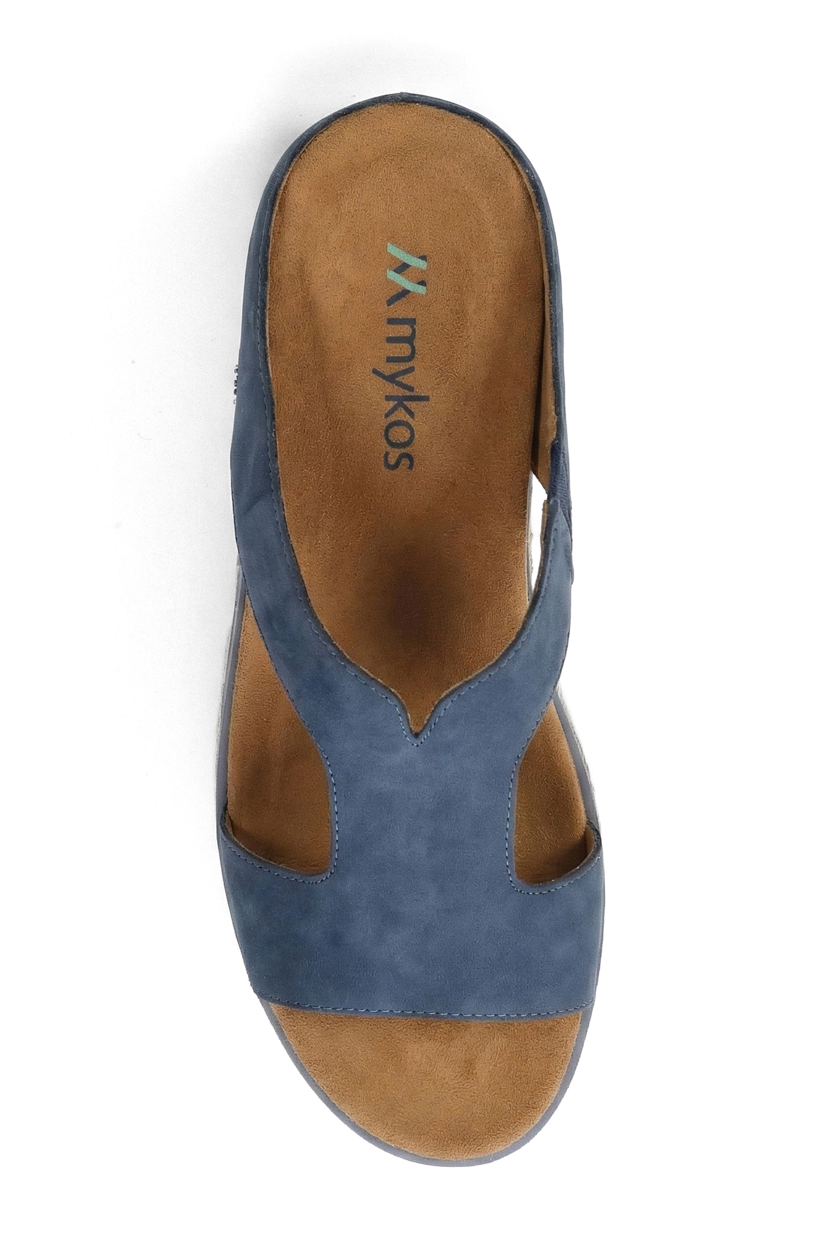 Mykos Ismina Wedge Sandal, Alternate, color, Navy