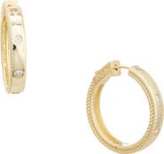 Juvell Cubic Zirconia Hoop Earrings