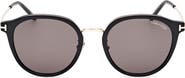TOM FORD 54mm Round Sunglasses