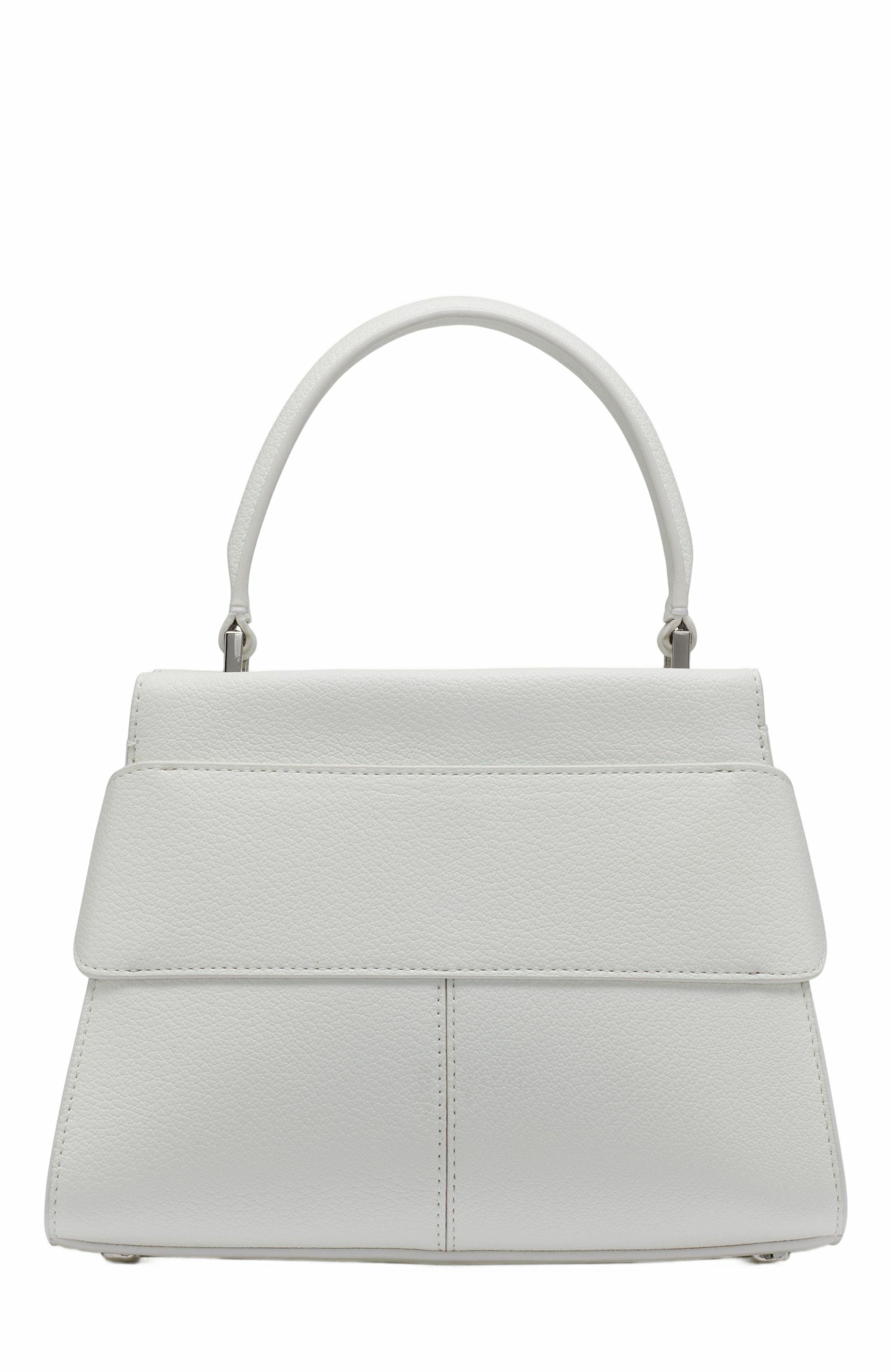 Bleeker Small Satchel, Alternate, color, OPTIC WHITE