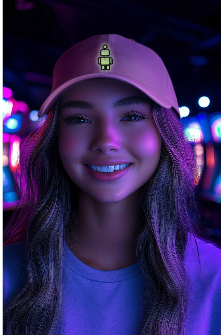 Robot Hat, Alternate, color, Light Pink