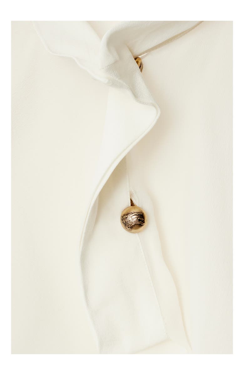 Burberry Silk Top, Alternate, color, Cotton