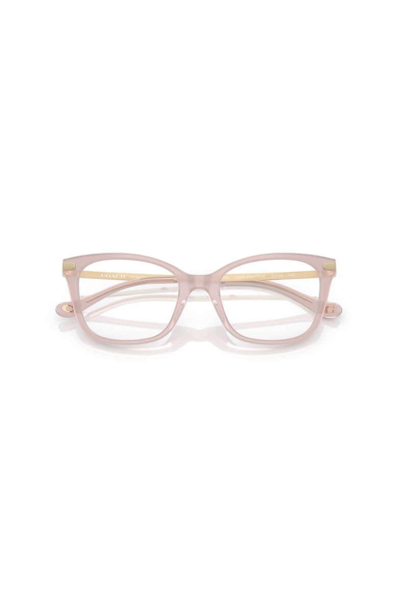 50mm Square optical glasses, Alternate, color, Pink