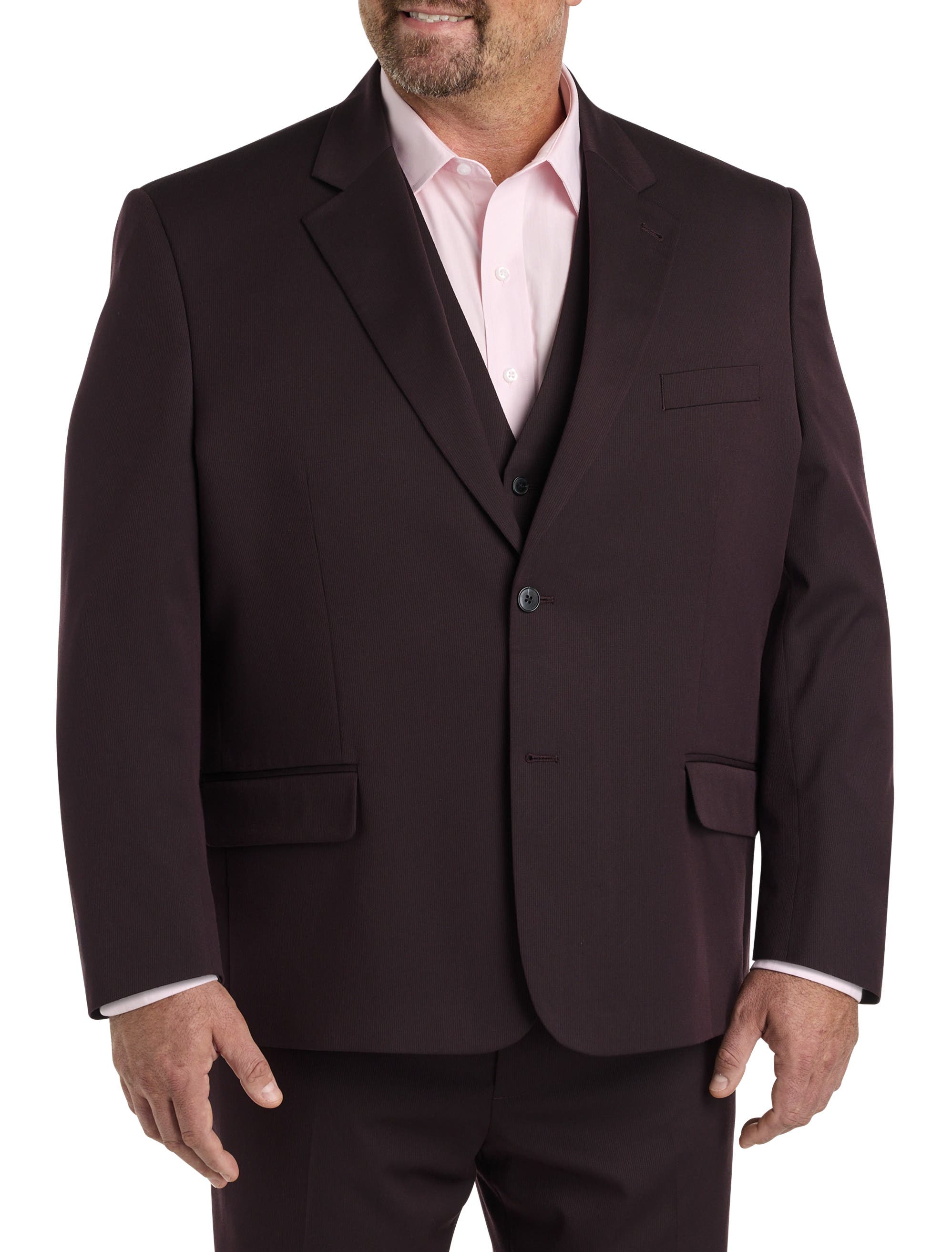 Oak Hill by DXL Jacket Relaxer Mini-Striped Suit Jacket (Men) | Nordstrom