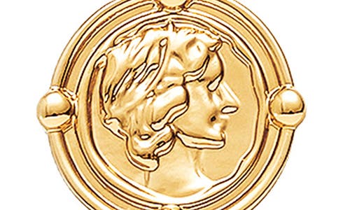 Ettika Coin Pendant Necklace In Gold