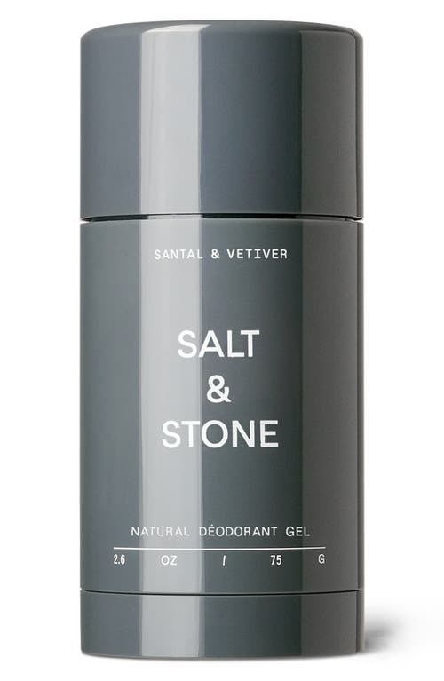 Salt & Stone Deodorant Gel In Santal & Vetiver Gel