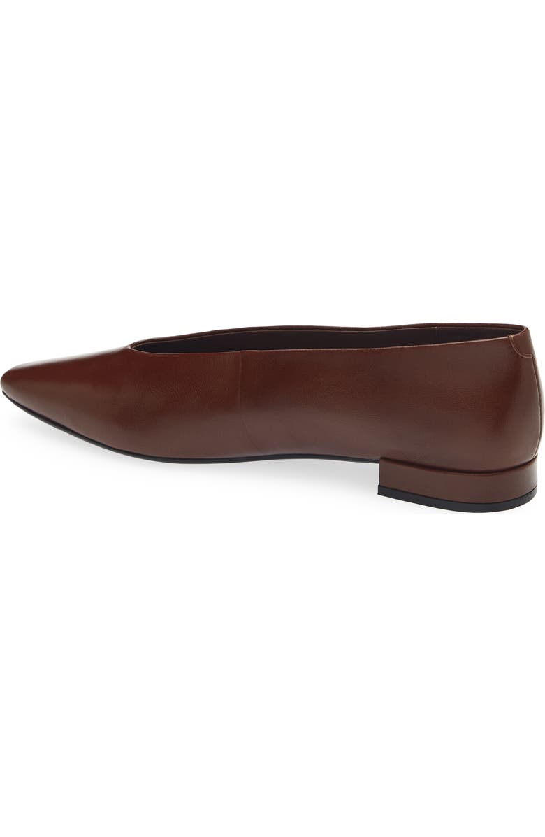 Jeffrey Campbell Hinted Pointed Toe Flat, Alternate, color, Cognac