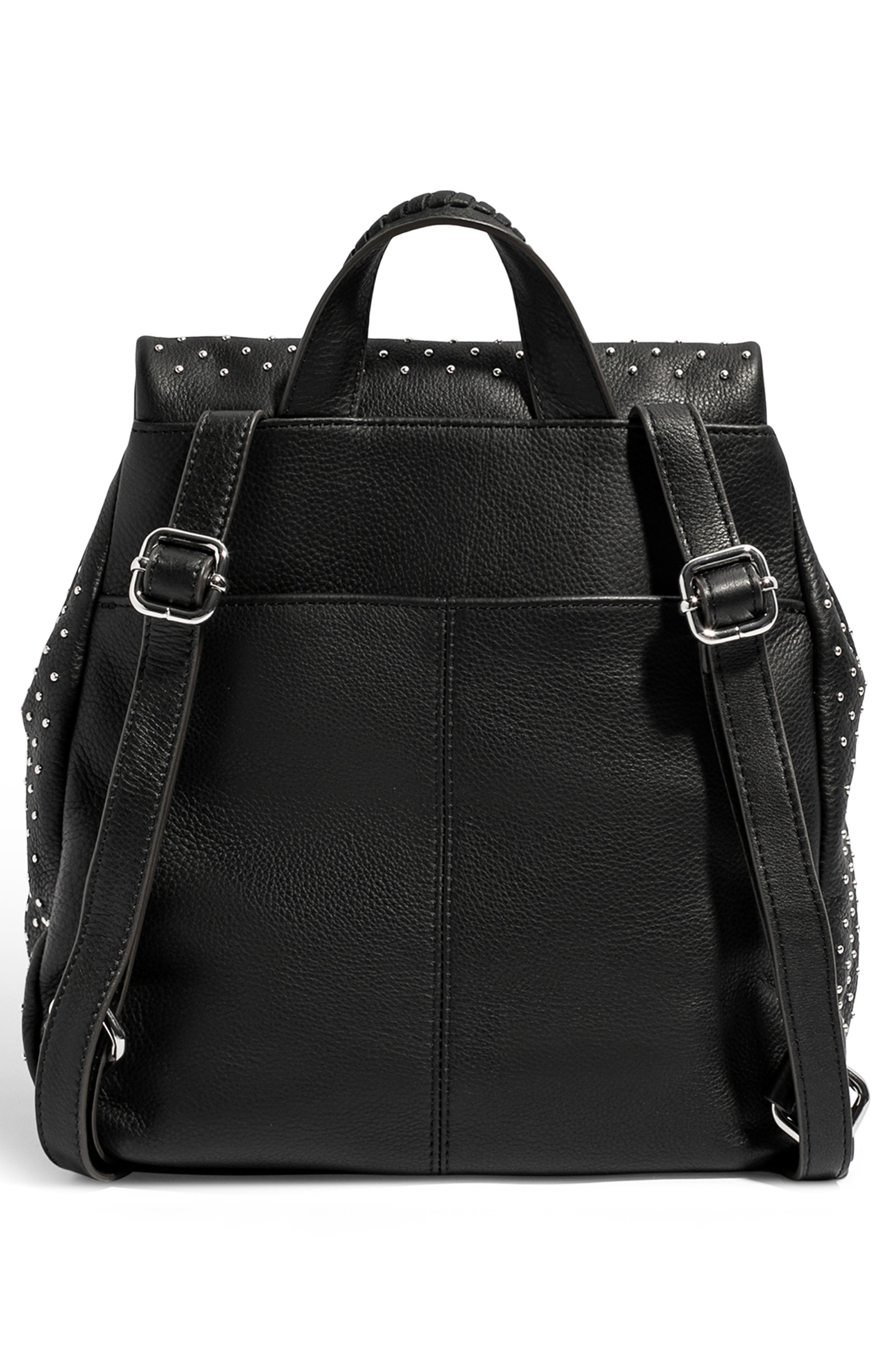 Kestenberg Bali Backpack, Alternate, color, BLACK MICRO STUDS
