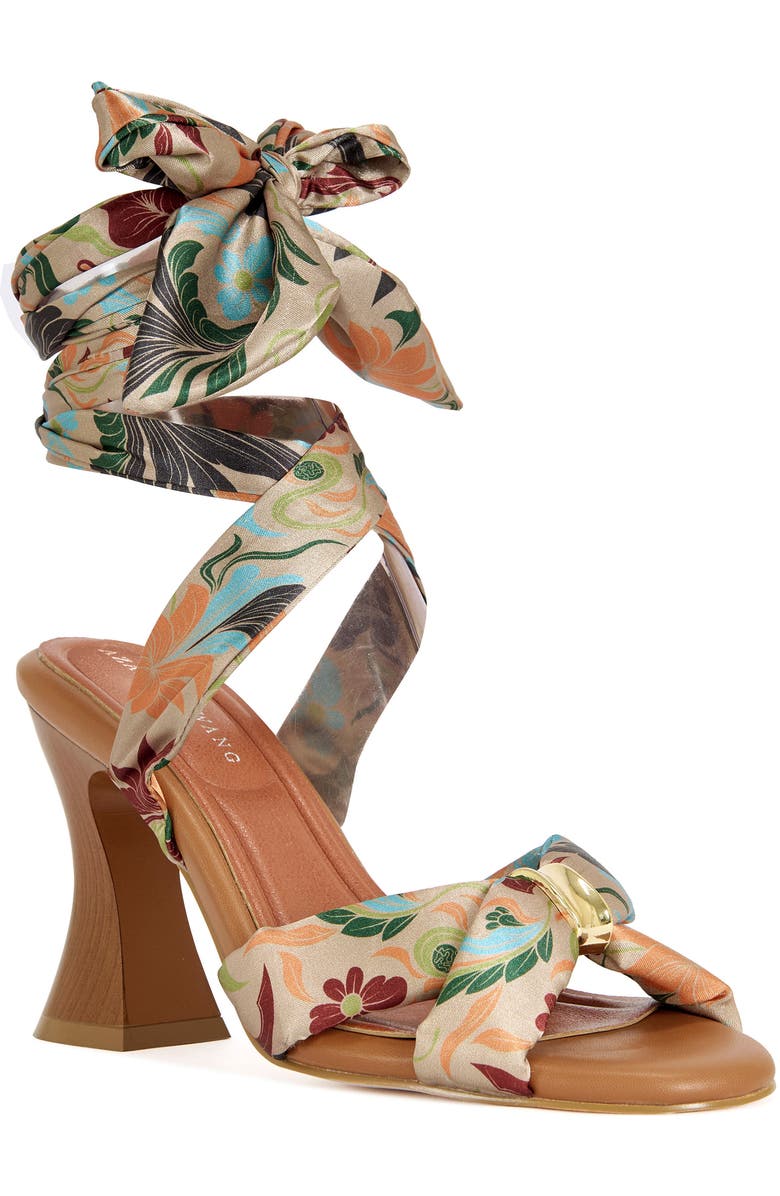 AZALEA WANG Elandra Ankle Wrap Sandal, Main, color,