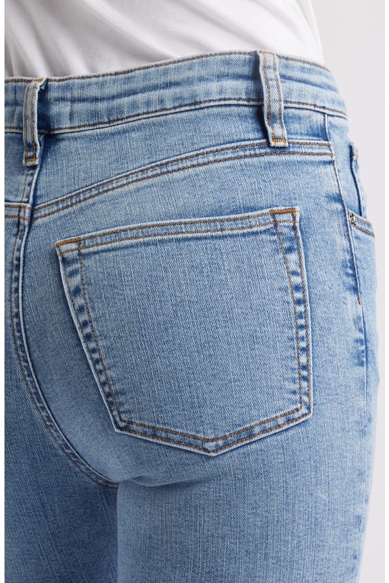 The Reboot High Waist Crop Flare Jeans, Alternate, color, LARK
