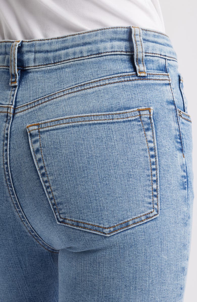 FRAME The Reboot High Waist Crop Flare Jeans, Alternate, color, Lark