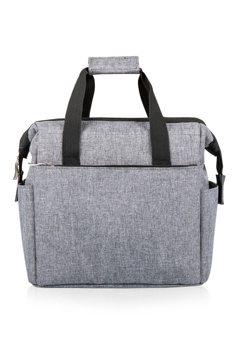 On The Go Lunch Cooler, Alternate, color, HEATHERED GRAY
