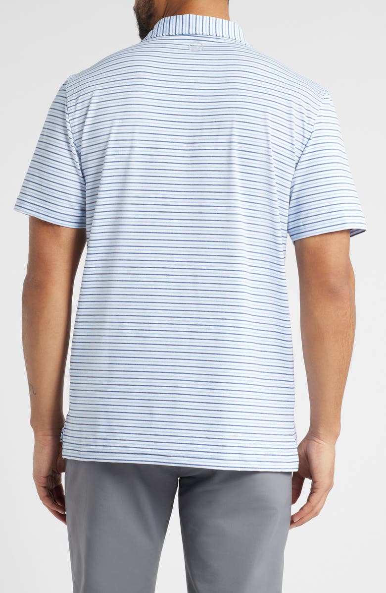 vineyard vines Bradley Stripe Sankaty Polo, Alternate, color, White/ Moon/ Oc Brz