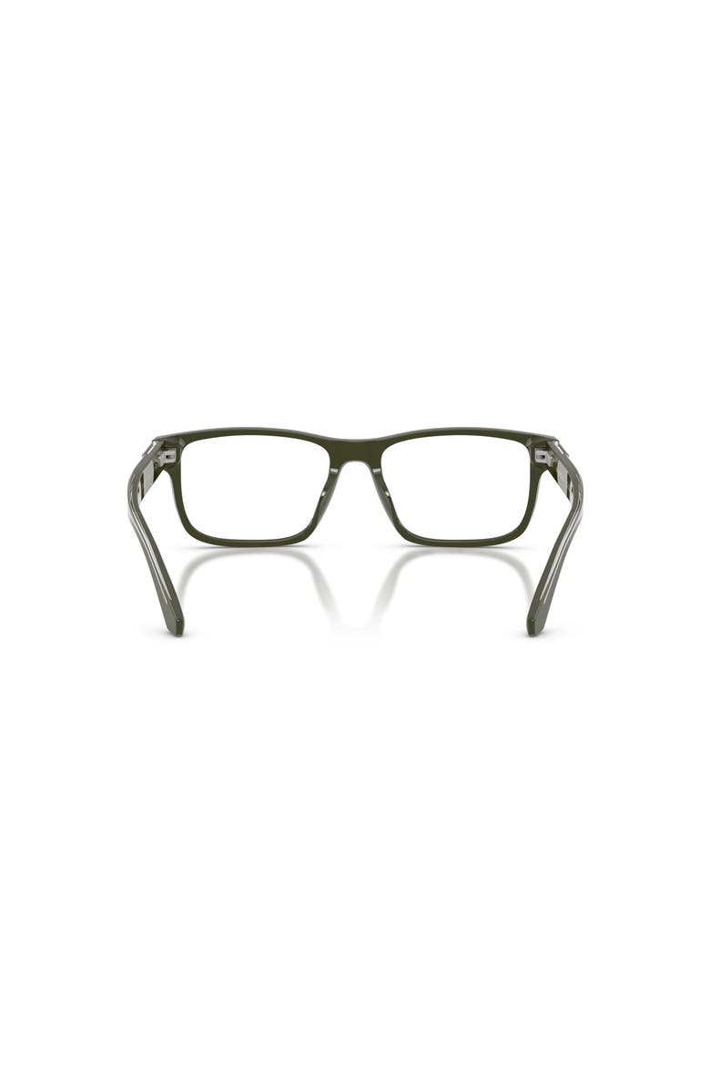 54mm Rectangle optical glasses, Alternate, color, Green