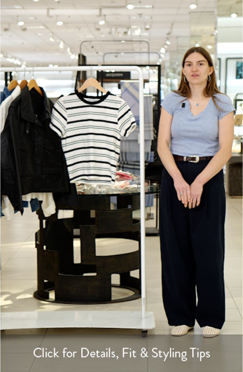 Zuma Striped Crewneck T-Shirt, sales video thumbnail