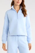 Zella Exhale Fleece Half Zip Pullover