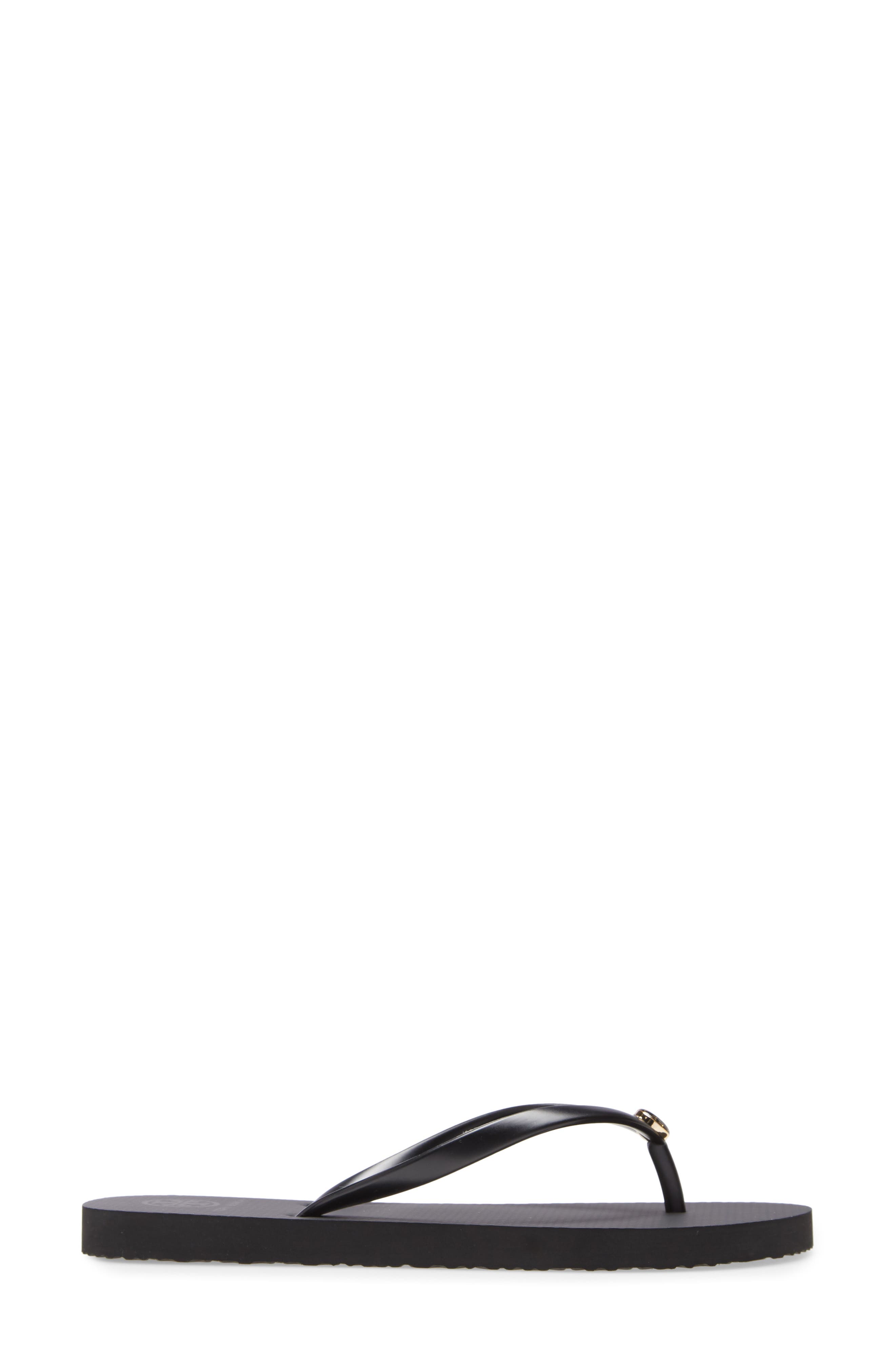 Thin Flip Flop, Alternate, color, BLACK BLACK
