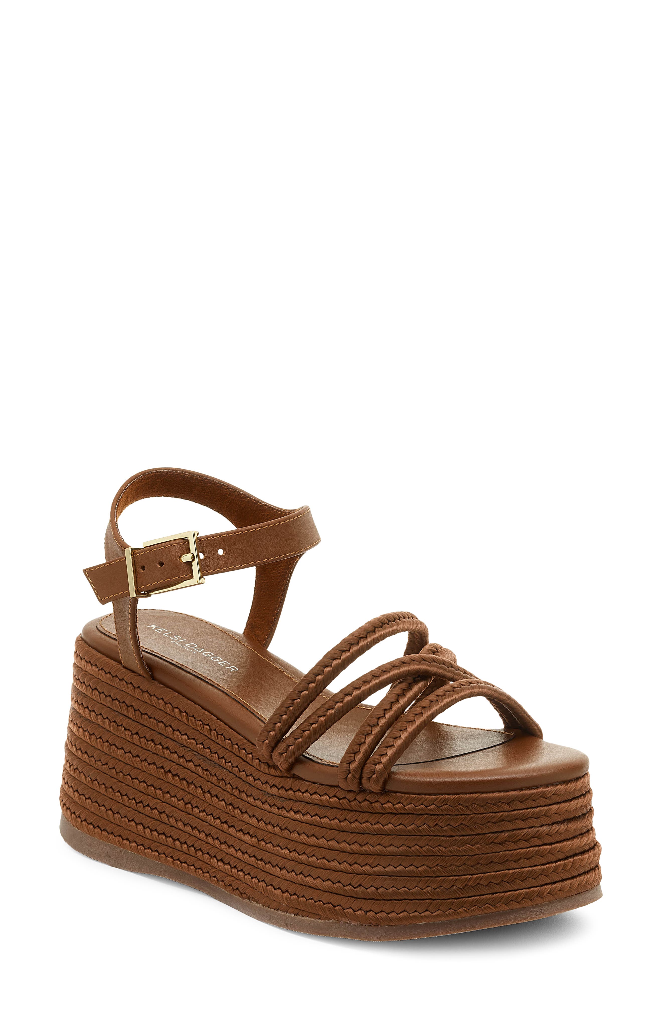 Kelsi Dagger Brooklyn Mend Platform Wedge Sandal, Main, color, Peanut