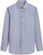 Bugatchi James OoohCotton® Microcheck Button-Up Shirt
