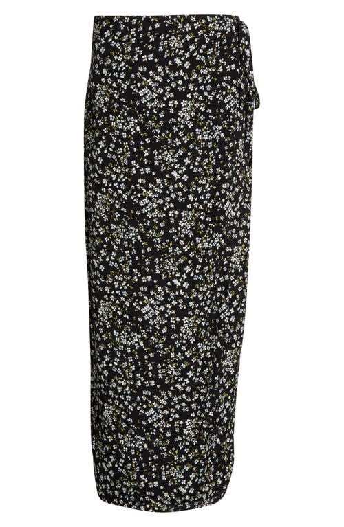 Reformation Opal Floral Low Waist Wrap Skirt