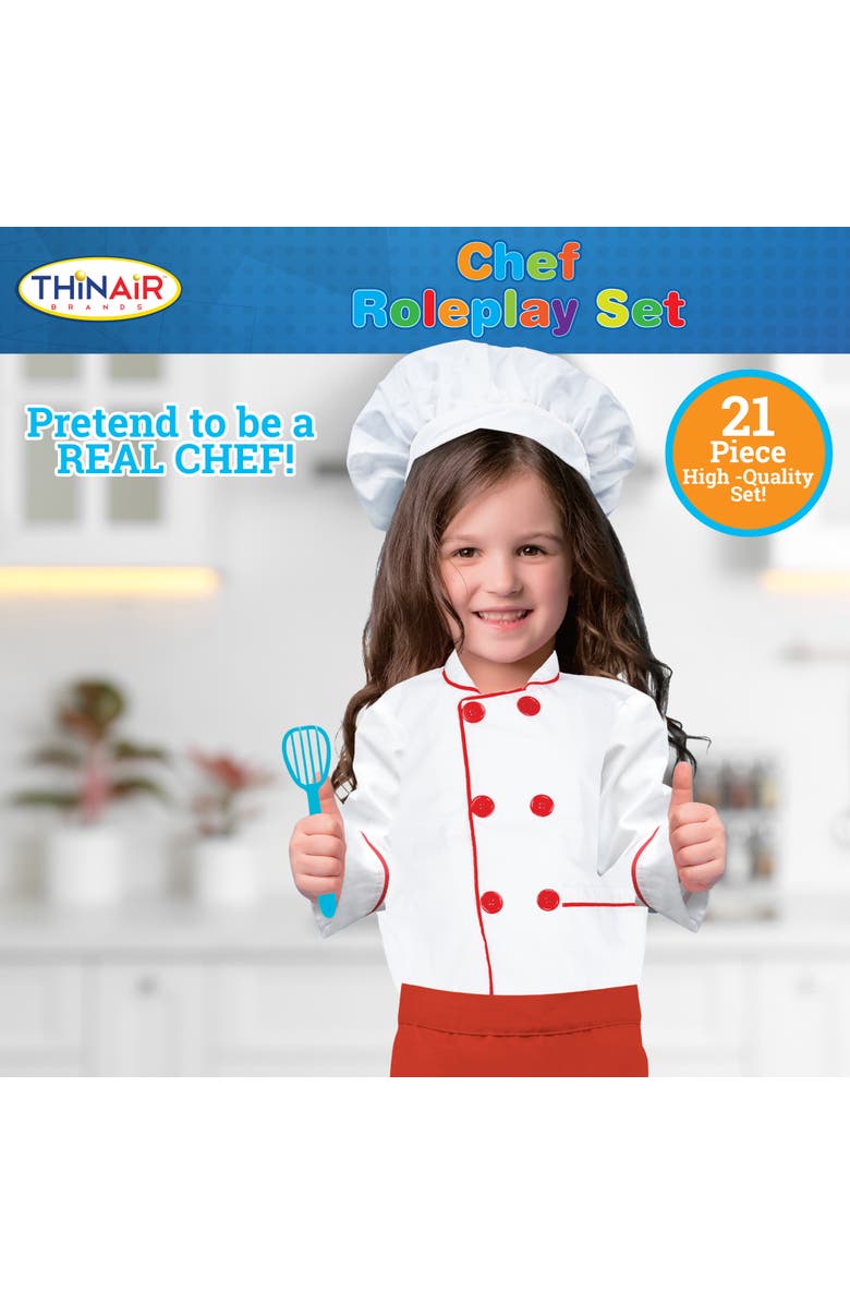 Playful Minds Chef Roleplay Set, 21 Pieces, Alternate, color, Multicolored