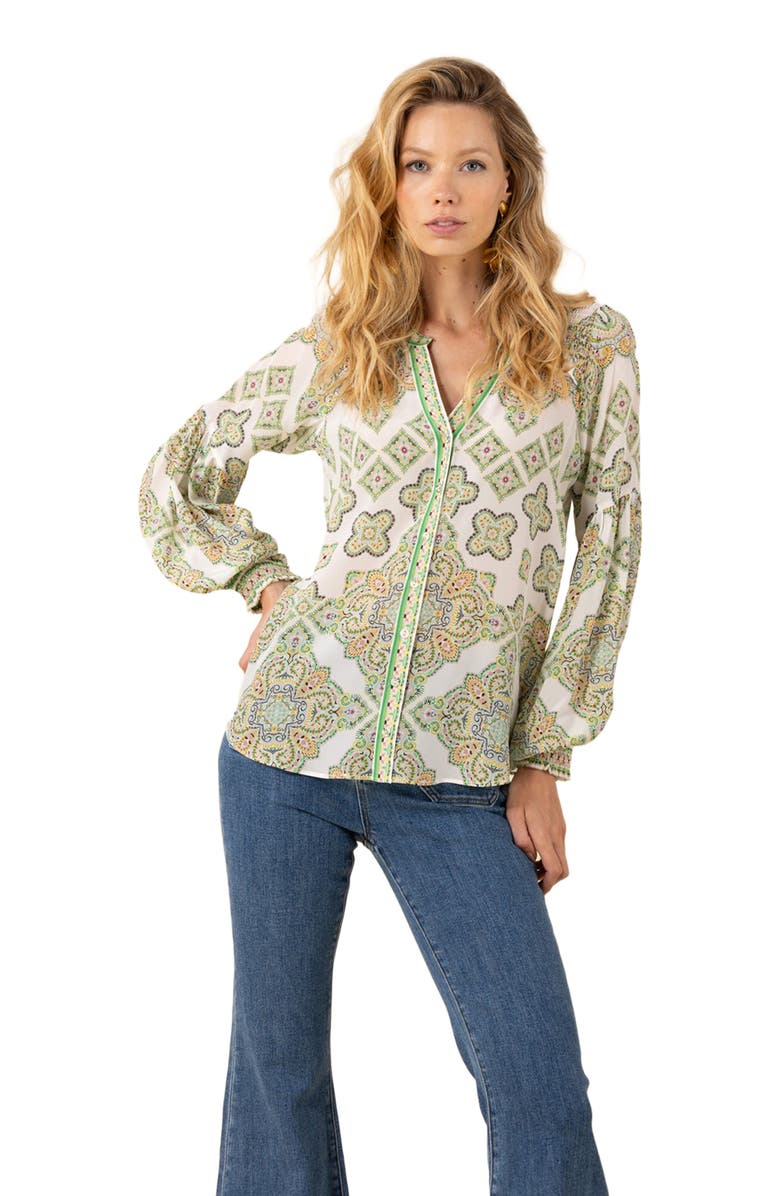 Hale Bob Indie Silk Top, Alternate, color, 