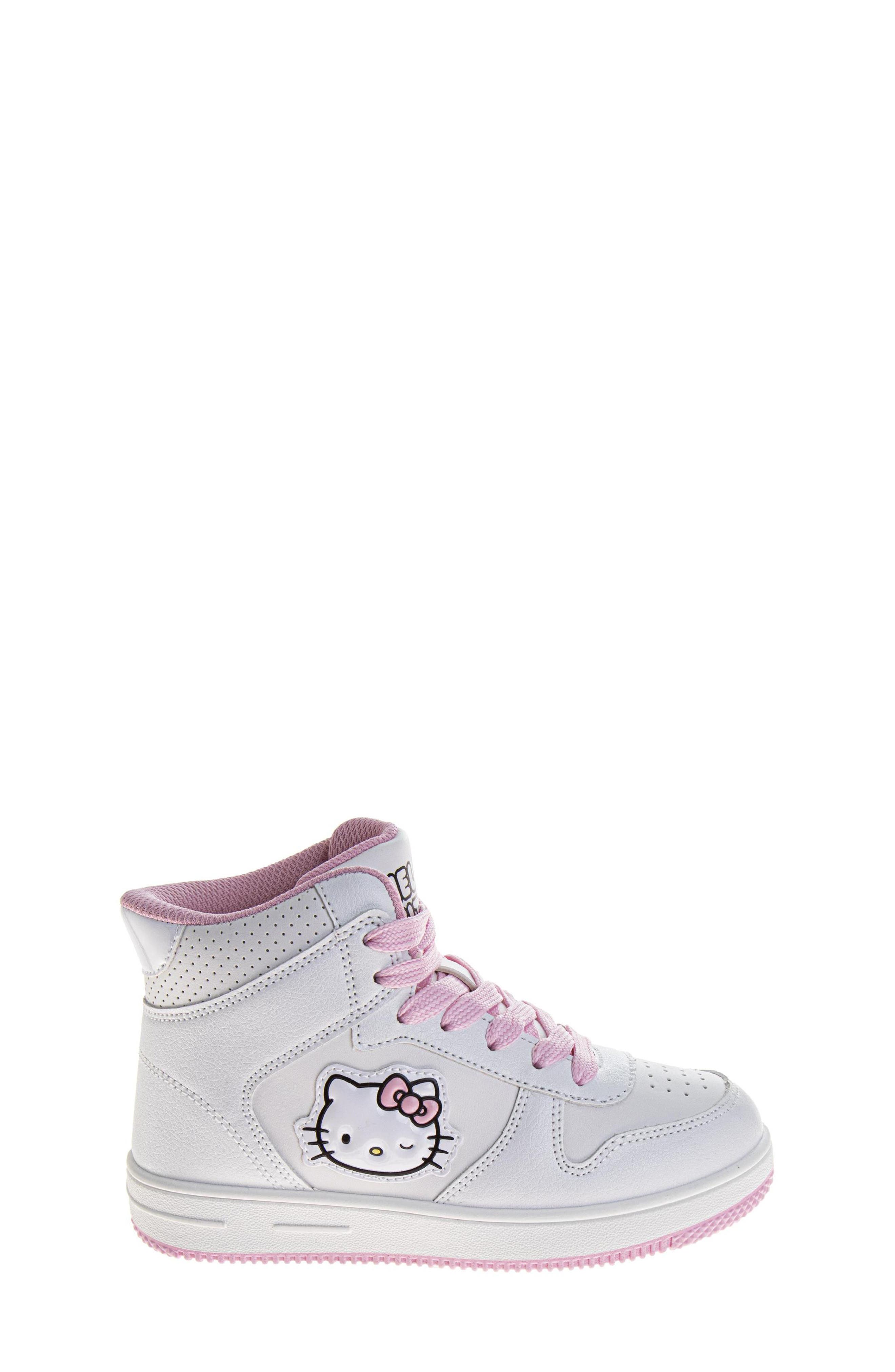 JOSMO Kids' Hello Kitty High Top Sneaker, Alternate, color, 